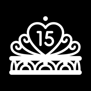 icono cumpleaños de 15. Eventos 15 años. Servicio para eventos y cumpleaños de 15.